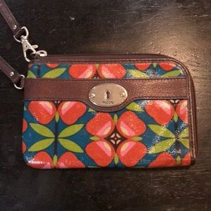 Fossil Key-Per Wristlet
